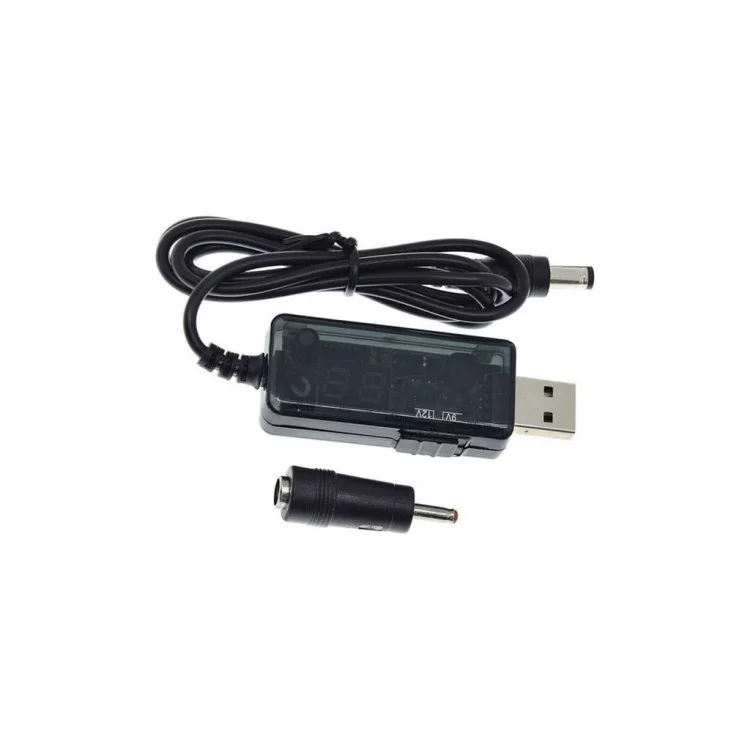 Кабель питания USB-AM to 5.5/3.5mm 9/12V 0.8m Maxxter (UB-DC9/12-0.8M) цена 398грн - фотография 2