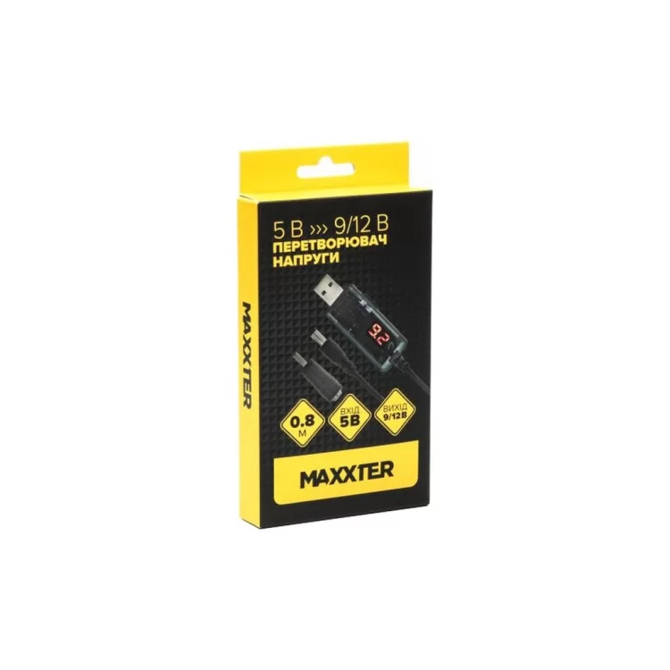 продаем Кабель питания USB-AM to 5.5/3.5mm 9/12V 0.8m Maxxter (UB-DC9/12-0.8M) в Украине - фото 4