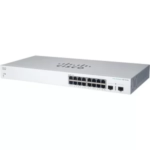 Комутатор мережевий Cisco CBS220-16P-2G-EU