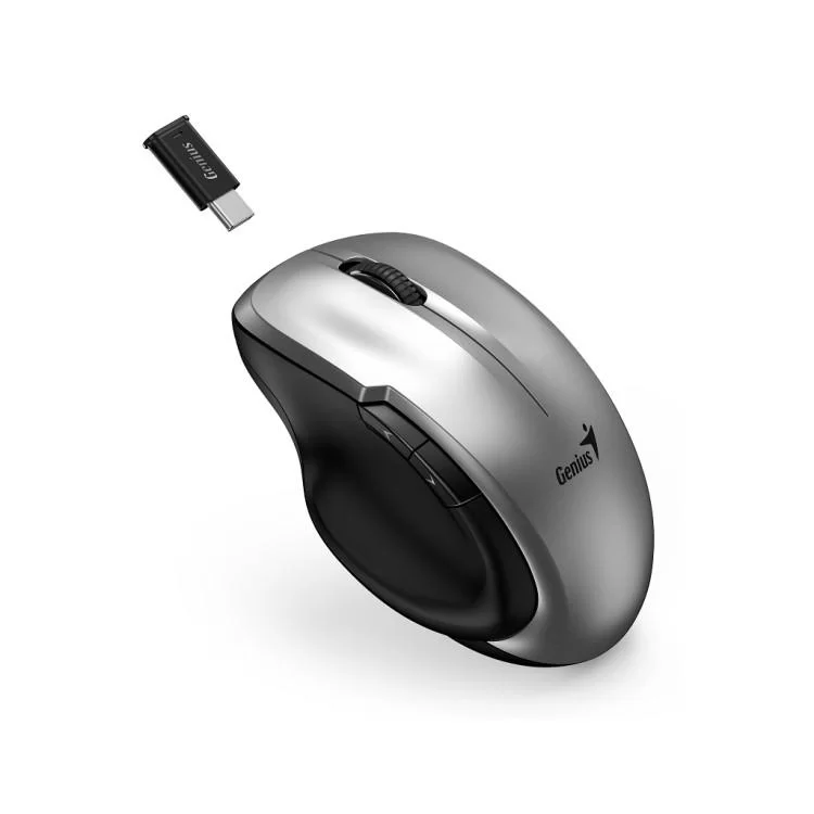 Мишка Genius Ergo 8200S Wireless Silver (31030029404) ціна 846грн - фотографія 2