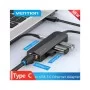 Концентратор Vention USB 3.1 Type-C to 3xUSB 3.0+MicroUSB+RJ45 100M Ethernet black (TGPBB)