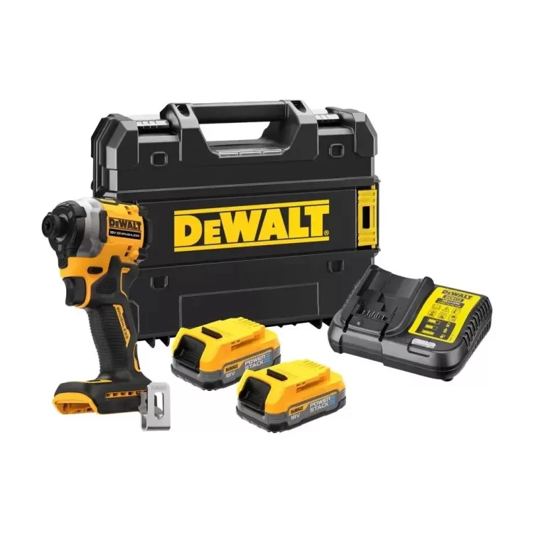 Шуруповерт DeWALT 18 В XR Li-lon PowerStack 2x1.7Ah, 206 Нм, кейс TSTAK (DCF850E2T) характеристики - фотография 7