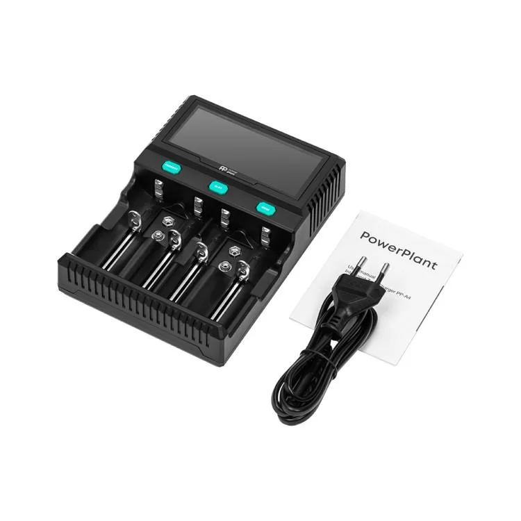 продаємо Зарядний пристрій для акумуляторів PowerPlant PP-A4 (Ni-MH,Cd,Li-ion,LiFePO4 / input AC 100V-240V DC 12V) (AA620173) в Україні - фото 4