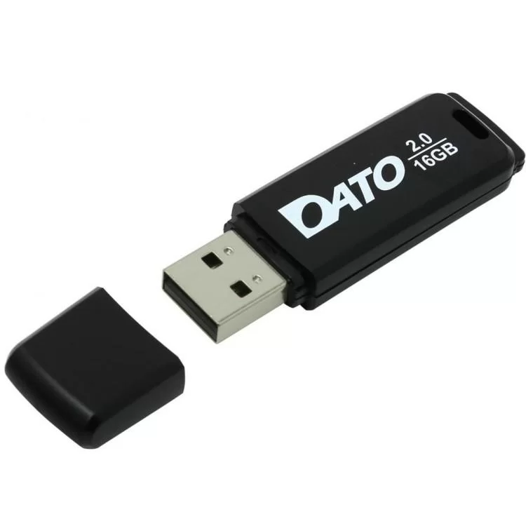 USB флеш накопичувач Dato 16GB DB8001 Black USB 2.0 (DB8001K-16G) ціна 261грн - фотографія 2