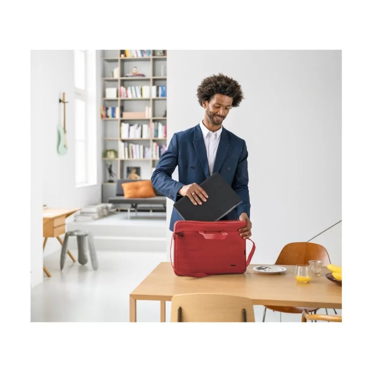 в продаже Сумка для ноутбука Trust 16" BOLOGNA ECO RED (24449) - фото 3