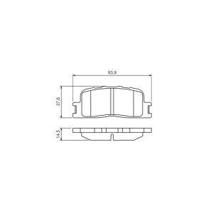 Тормозные колодки Bosch 0 986 494 359