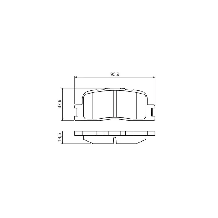 Тормозные колодки Bosch 0 986 494 359