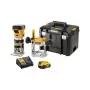 Фрезер DeWALT 18В XR Li-lon, безщітковий, 16000-25500 об/хв, цанга 6-8мм, 2x5Ah, TSTAK (DCW604P2)