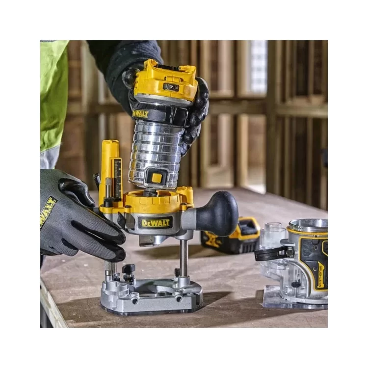 в продажу Фрезер DeWALT 18В XR Li-lon, безщітковий, 16000-25500 об/хв, цанга 6-8мм, 2x5Ah, TSTAK (DCW604P2) - фото 3