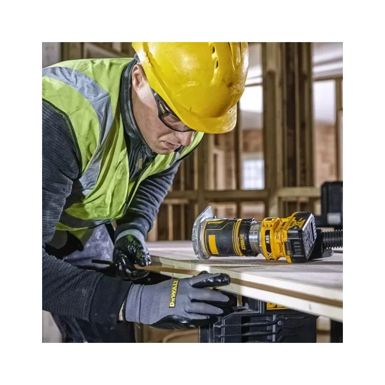 Фрезер DeWALT 18В XR Li-lon, безщітковий, 16000-25500 об/хв, цанга 6-8мм, 2x5Ah, TSTAK (DCW604P2) відгуки - зображення 5