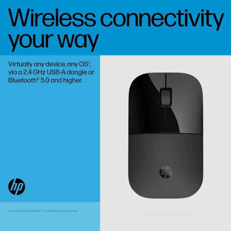 Мишка HP Z3700 Dual Wireless/Bluetooth Black (758A8AA) - фото 9