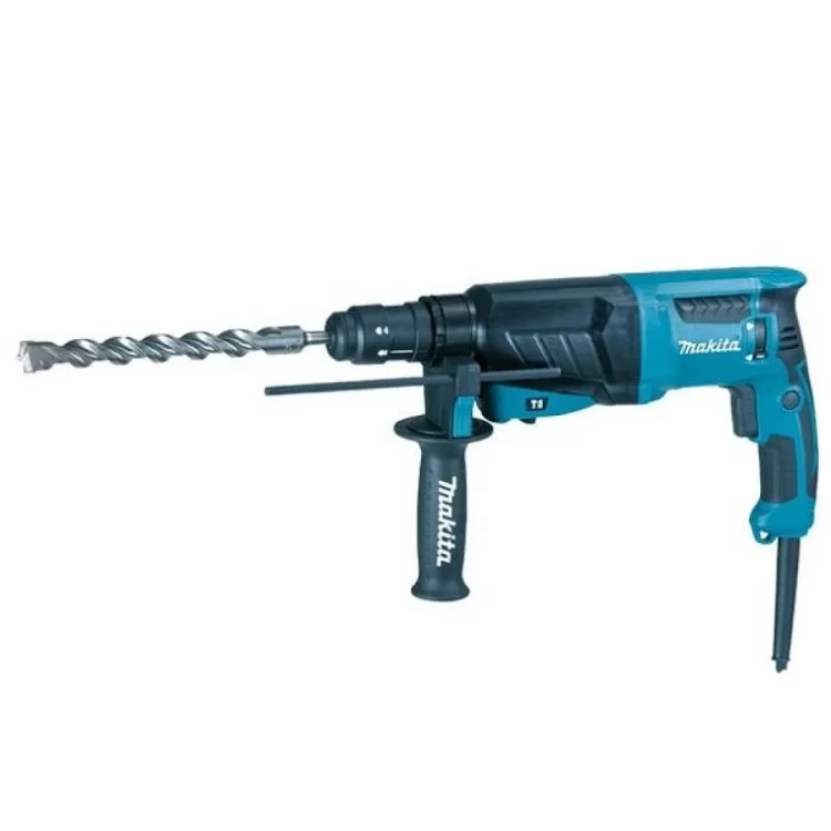 Перфоратор Makita HR2630T, SDS-Plus 26мм со сменным патроном, 800Вт, 2,4Дж (HR2630T) цена 18 846грн - фотография 2