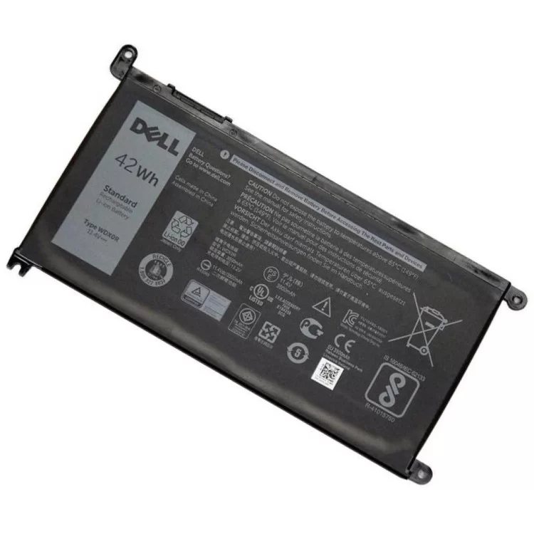 Акумулятор до ноутбука Dell Inspiron 15-5568 WDX0R, 42Wh (3500mAh), 3cell, 11.4V (A47307) ціна 5 707грн - фотографія 2