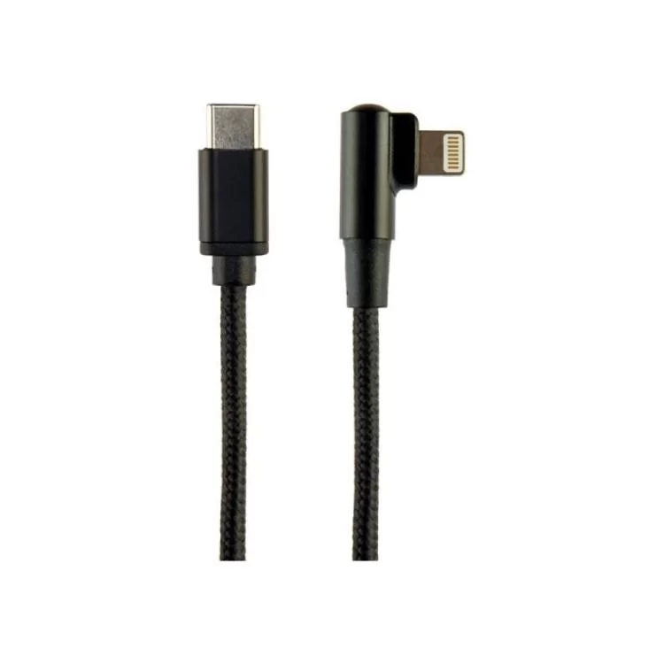 Дата кабель USB-C to Lightning 0,2m angle Cablexpert (CC-USB2-CMLML-0.2M) цена 149грн - фотография 2