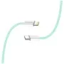 Дата кабель USB-C to Lightning 1.0m 27W green ColorWay (CW-CBPDCL061-G)