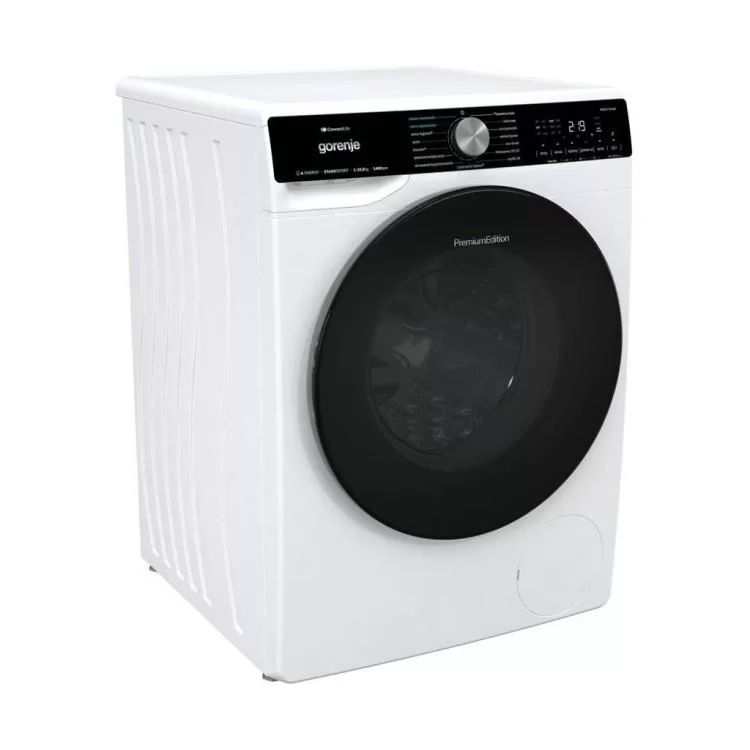 Пральна машина Gorenje фронтальна, 10,5кг, 1400, A+++, 60см, дисплей, інвертор, пара, Wi-F (WNS1X4ARTWIFI) - фотографія 2