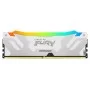 Модуль пам'яті для комп'ютера DDR5 32GB 6000 MHz Renegade RGB White Kingston Fury (ex.HyperX) (KF560C32RWA-32)