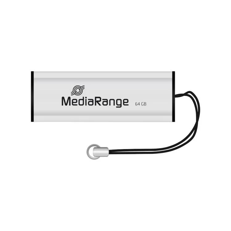 USB флеш накопичувач Mediarange 64GB Black/Silver USB 3.0 (MR917)