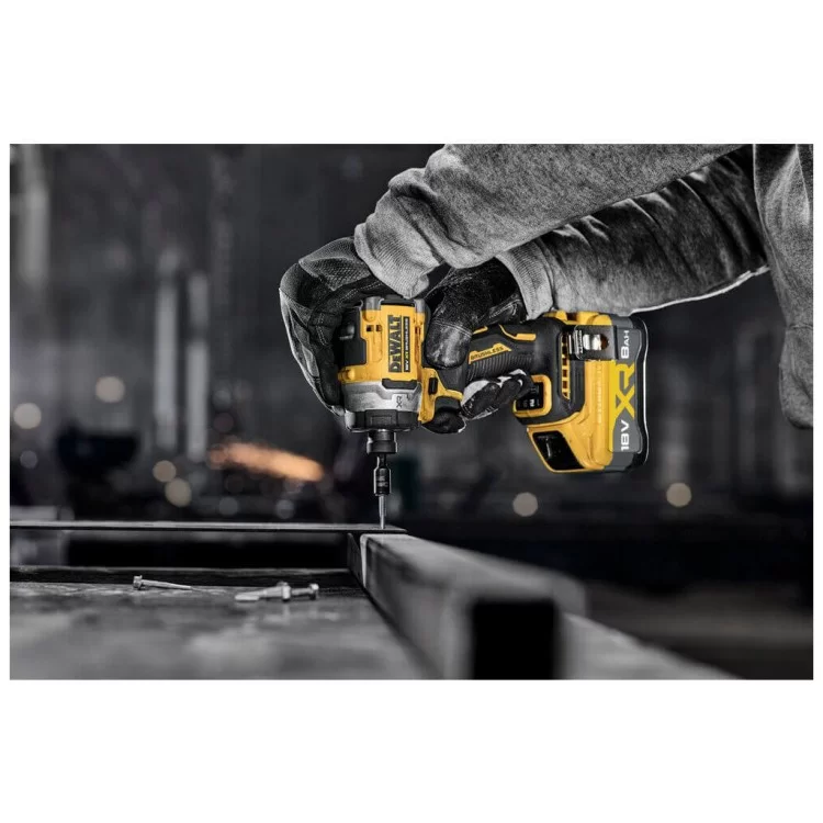 Шуруповерт DeWALT 18 В XR Li-lon, бесщеточный, 282 Нм, TSTAK (без АКБ и ЗУ) (DCF860NT) обзор - фото 8