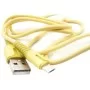 Дата кабель USB 2.0 AM to Micro 5P 1.0m yellow Dengos (PLS-M-IND-SOFT-YELLOW)