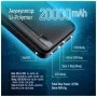 Батарея универсальная ColorWay 20 000 mAh PD/22.5W, QC/3.0, black (CW-PB200LPA4BK-PD)