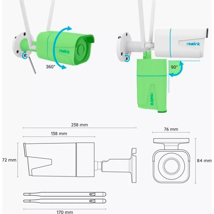 Камера відеоспостереження Reolink W430 (2.7-13.5) - фото 10