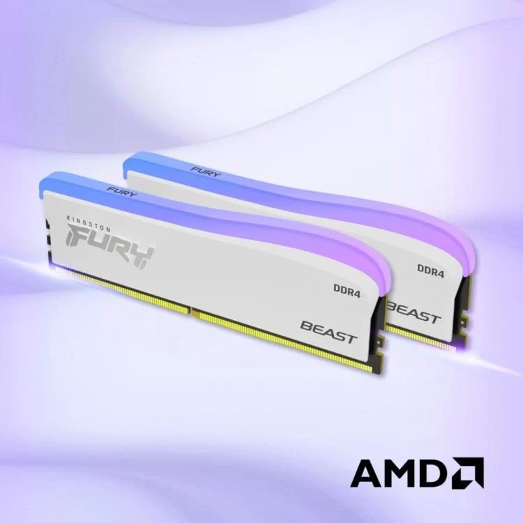 Модуль памяти для компьютера DDR4 32GB (2x16GB) 3200 MHz Beast RGB Special Edition Kingston Fury (ex.HyperX) (KF432C16BWAK2/32) - фото 10