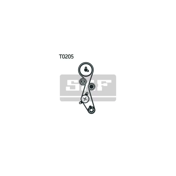 Комплект ремня ГРМ с помпой SKF VKMC 03305 цена 5 126грн - фотография 2