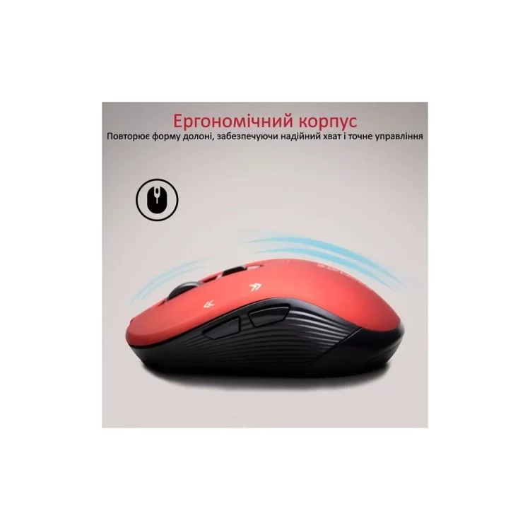 в продаже Мышка Promate Slider Wireless Red (slider.red) - фото 3