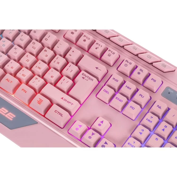 Клавіатура 2E Gaming KG315 RGB USB UA Pink (2E-KG315UPK) інструкція - картинка 6