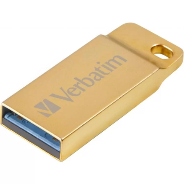 USB флеш накопичувач Verbatim 64GB Metal Executive Gold USB 3.0 (99106) ціна 638грн - фотографія 2