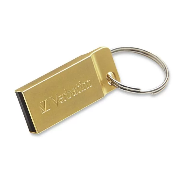 в продажу USB флеш накопичувач Verbatim 64GB Metal Executive Gold USB 3.0 (99106) - фото 3