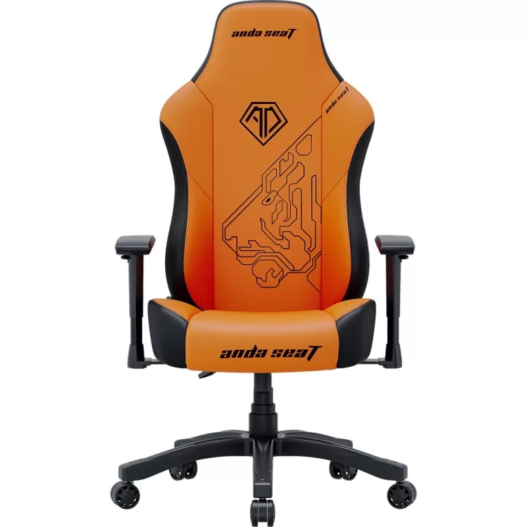 Кресло игровое Anda Seat Phantom Tiger Edition Size L Orange (AD18Y-14-OB-PV/C) цена 19 798грн - фотография 2