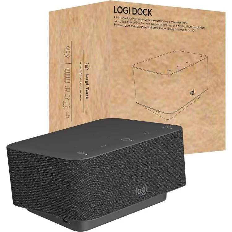 Док-станция Logitech Logi Dock - GRAPHITE - USB - EMEA - MS TEAMS (L986-000020) инструкция - картинка 6