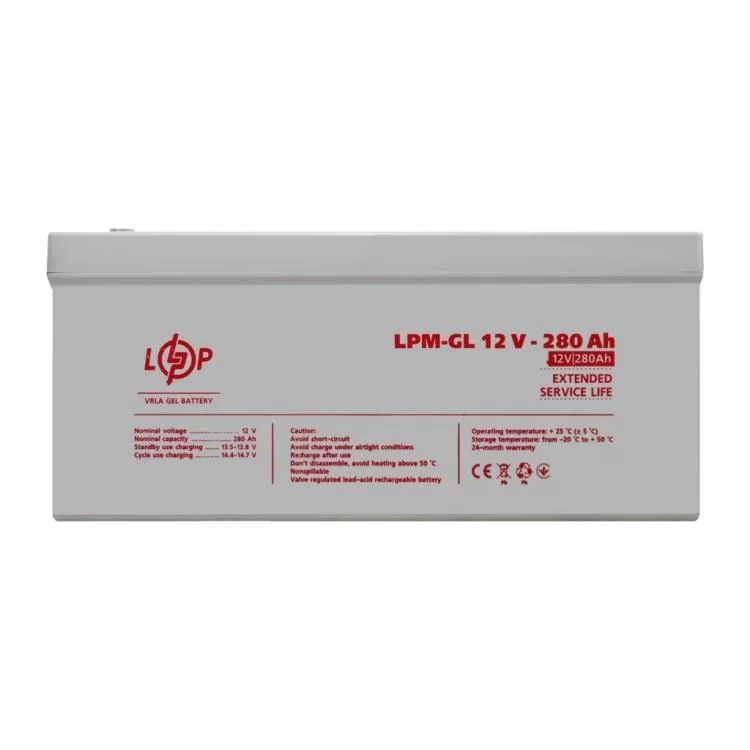 Батарея к ИБП LogicPower LPM-GL 12V - 280Ah (13185) цена 55 829грн - фотография 2