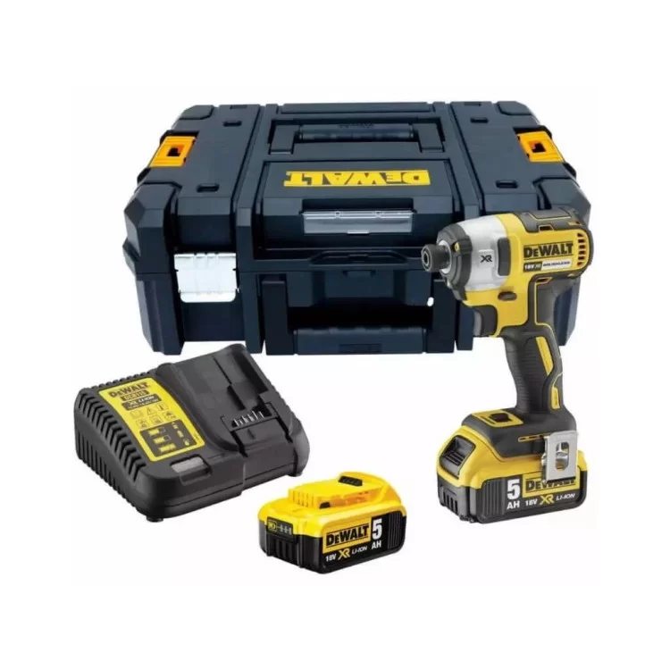 в продаже Шуруповерт DeWALT 18V XR Li-Ion, 2x5Ah, бесщеточный, 205 Нм, 3250 об/мин, кейс (DCF887P2) - фото 3