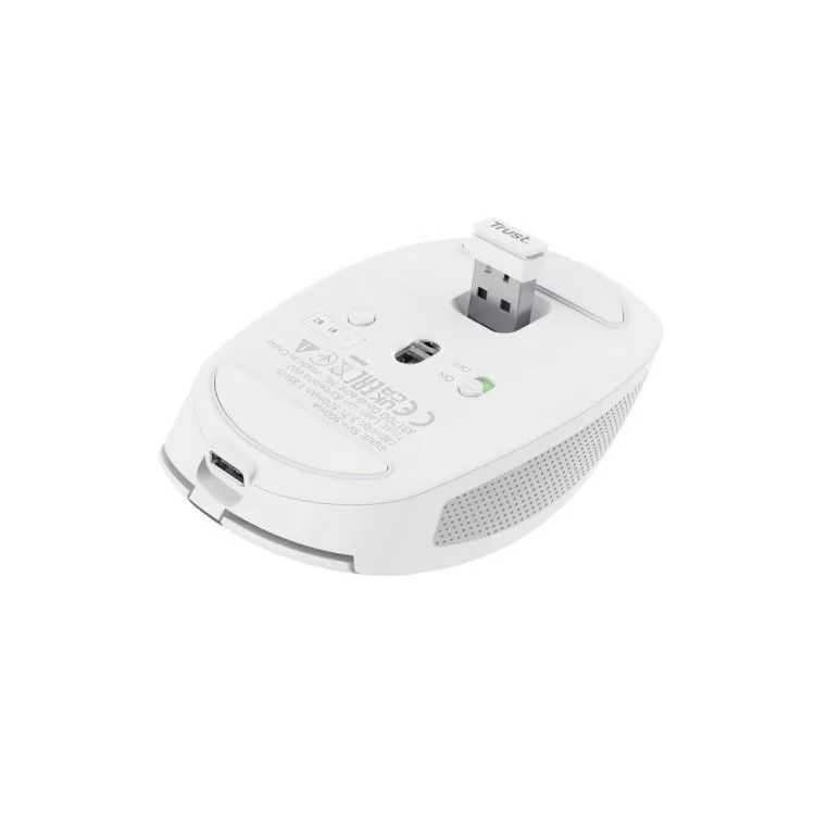 Мишка Trust Ozza compact Bluetooth/Wireless/USB-A White (24933) відгуки - зображення 5