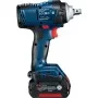 Гайковерт Bosch GDS 18V-400, 2x5Ah, 400 Нм, 0-2500 об/хв, кейс, зажим квадрат, 1.87 кг (0.601.9K0.020)