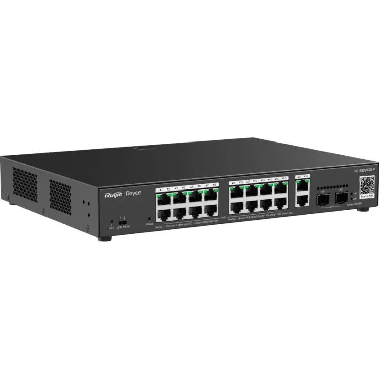 Коммутатор сетевой Ruijie Networks RG-ES220GS-P цена 29 158грн - фотография 2