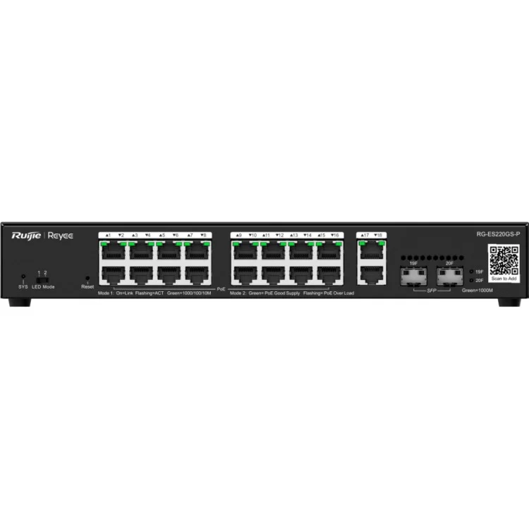 продаємо Комутатор мережевий Ruijie Networks RG-ES220GS-P в Україні - фото 4