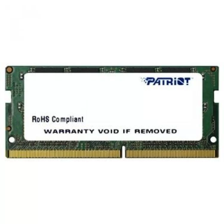 Модуль пам'яті для ноутбука SoDIMM DDR4 4GB 2400 MHz Patriot (PSD44G240081S)