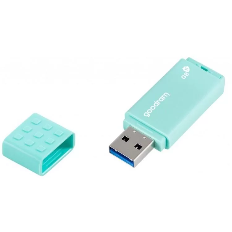 USB флеш накопичувач Goodram 64GB UME3 Care Green USB 3.0 (UME3-0640CRR11) ціна 342грн - фотографія 2