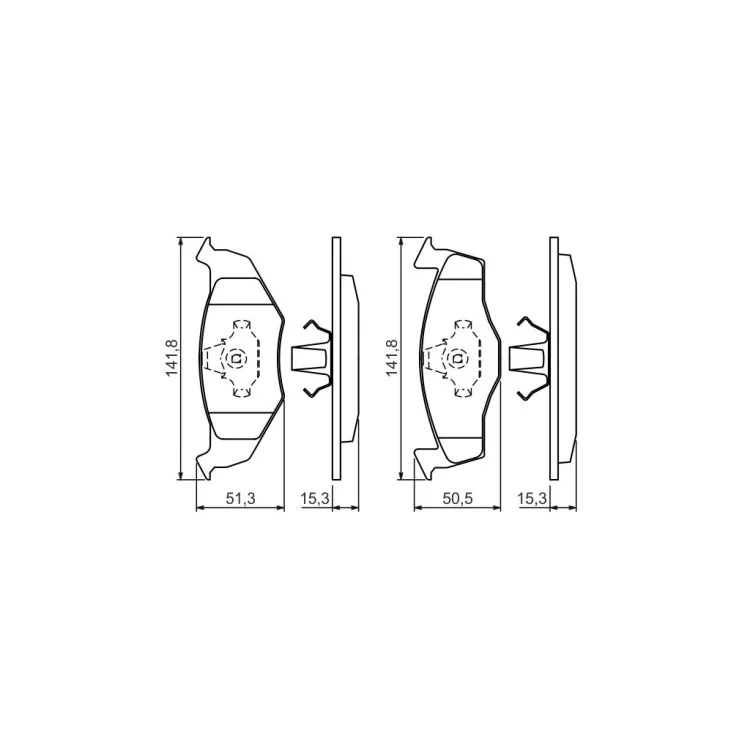 Гальмівні колодки Bosch 0 986 424 449 відгуки - зображення 5