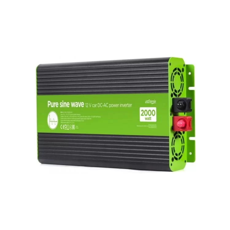 Автомобильный инвертор EnerGenie 12V/230V 2000W (4000W peak power) чистая синусоида (EG-PWC-PS2000-01)