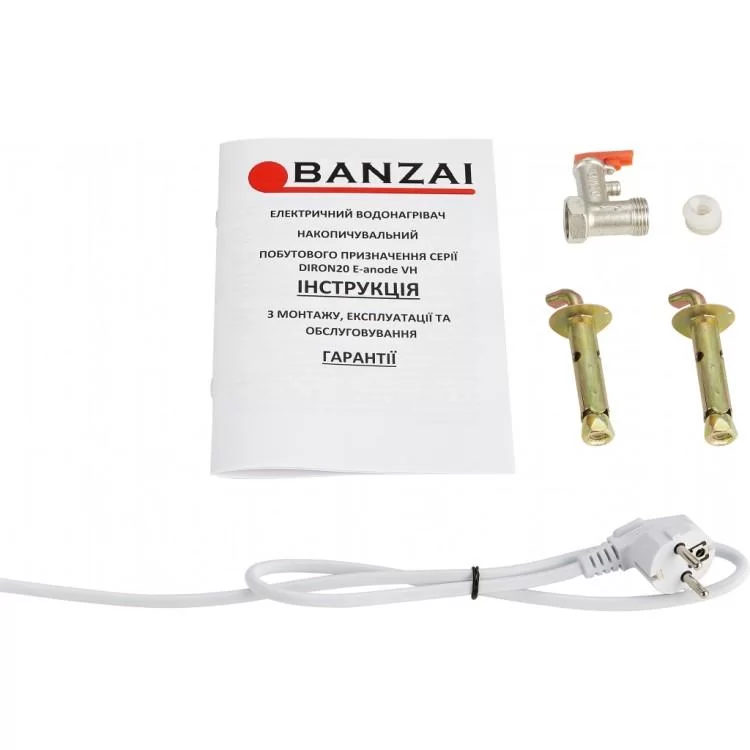 Бойлер Banzai 30 DIRON20 E-ANODE VH обзор - фото 8