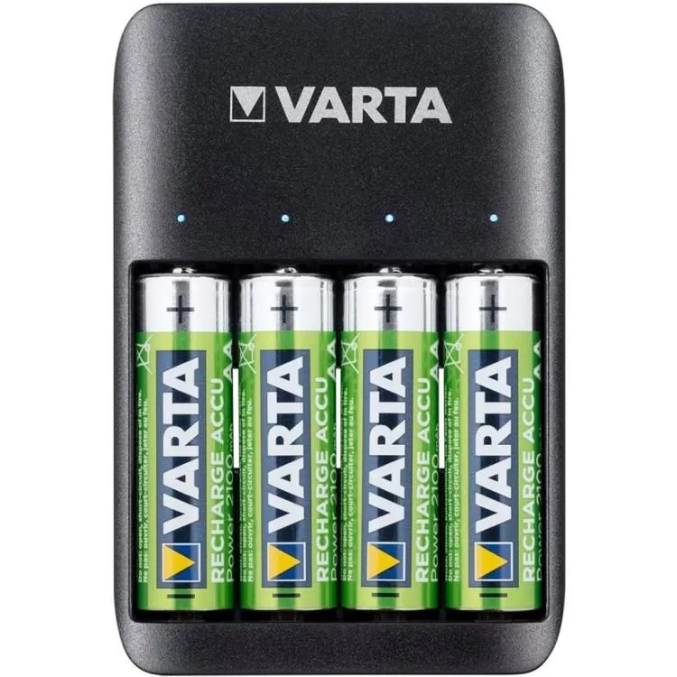 Зарядное устройство для аккумуляторов Varta Value USB Quattro Charger + 4шт. AA 2100 mAh (57652101451) цена 2 161грн - фотография 2