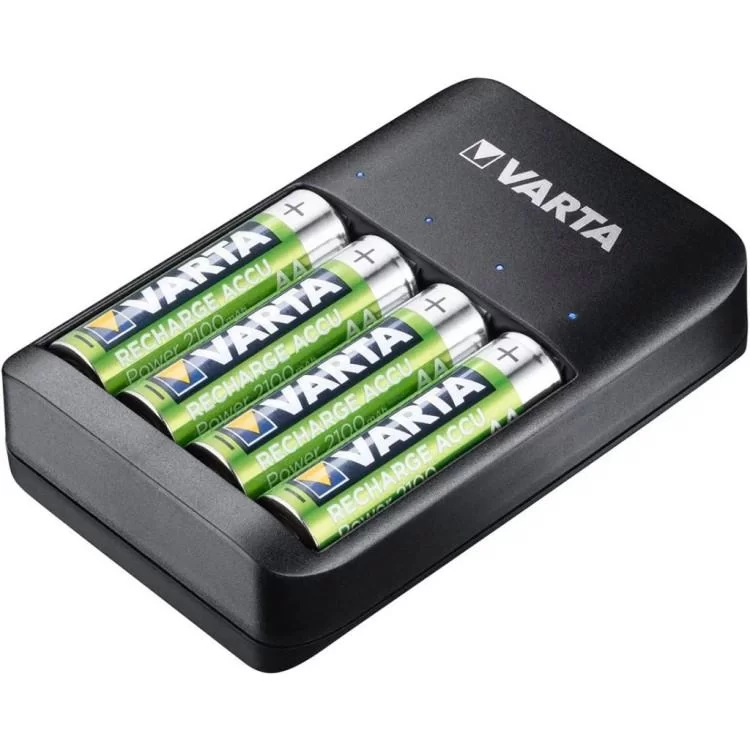 в продаже Зарядное устройство для аккумуляторов Varta Value USB Quattro Charger + 4шт. AA 2100 mAh (57652101451) - фото 3