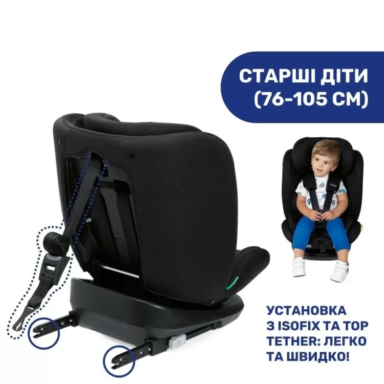 Автокрісло Chicco Mokita Air i-Size Чорне (87034.72) - фото 9