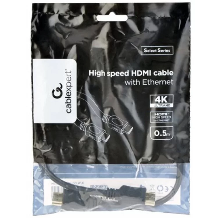 в продаже Кабель мультимедийный HDMI to HDMI 0.5m V.1.4 Cablexpert (CC-HDMI4L-0.5M) - фото 3