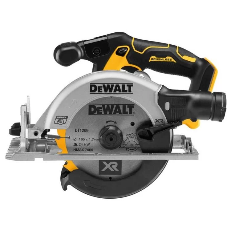 Дисковая пила DeWALT 18В XR Li-lon, бесщёточная, 165х20 мм, TSTAK (без АКБ и ЗУ) (DCS565NT) - фотография 2